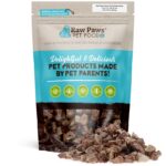 Freeze Dried Diced Chicken Heart Treats for Dogs & Cats, 4 oz