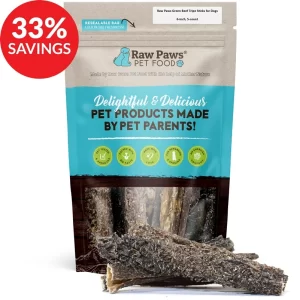 6-inch Beef Green Tripe Sticks (Bundle Deal)