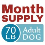 Month Supply - 70 lb Adult Dog