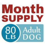 Month Supply - 80 lb Adult Dog