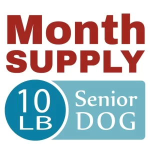 Month Supply - 10 lb Senior Dog