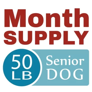 Month Supply - 50 lb Senior Dog